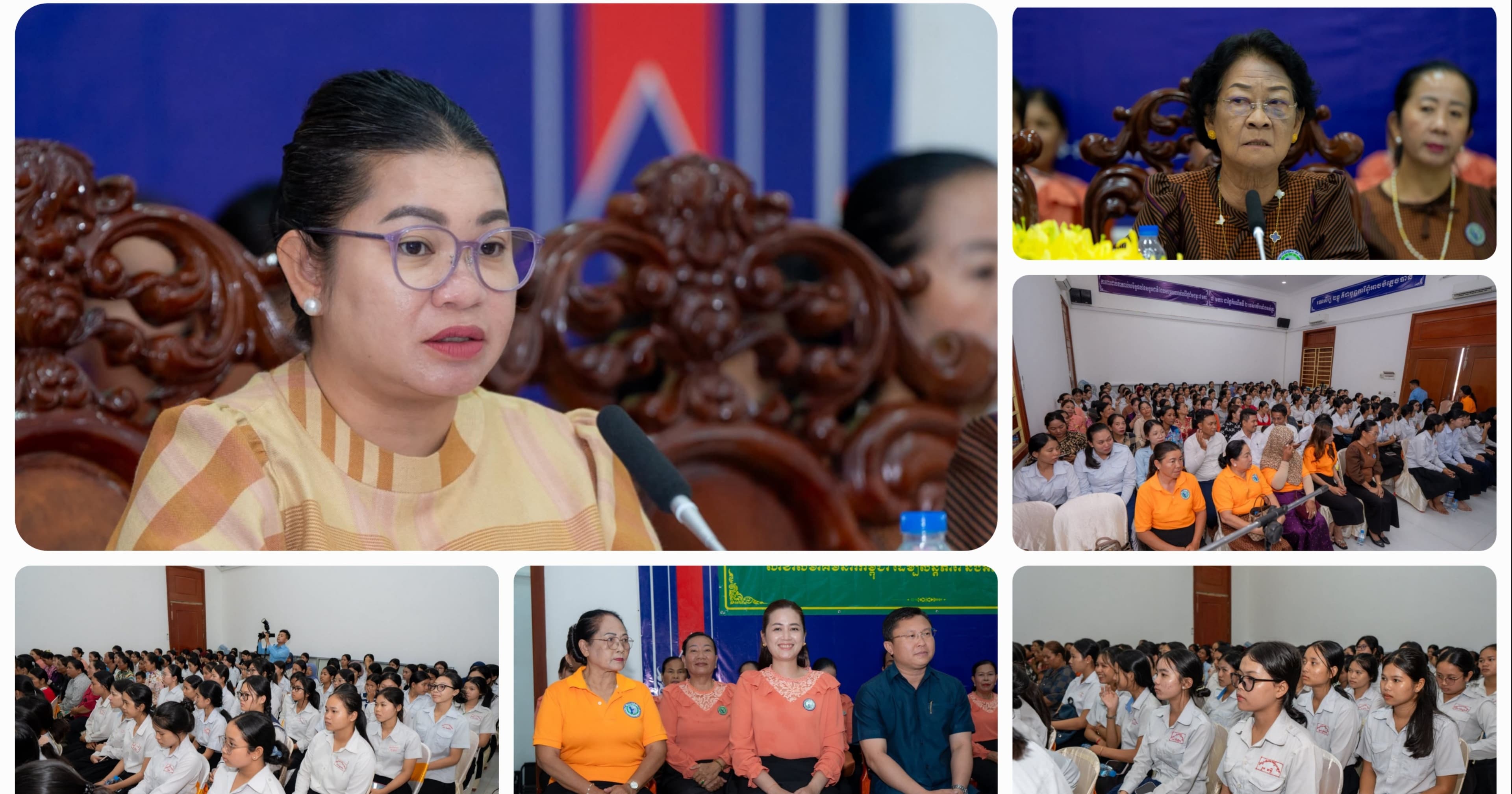 ប្រធានកិត្តិយសសមាគមនារីខេត្តកំពតជំរុញយុវតីថ្នាក់ទី១០ និង១១ ឱ្យកំណត់គោលដៅសិក្សានិងអាជីពការងារឱ្យបានច្បាស់លាស់ដើម្បីអនាគតរុងរឿង